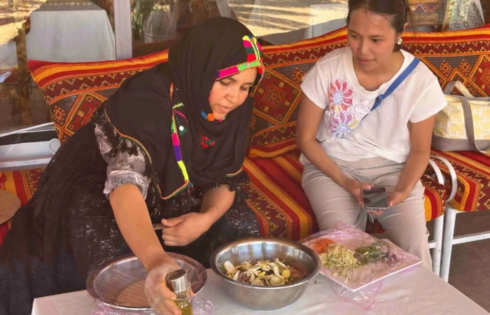 moroccco luxury desert camp, cooking class